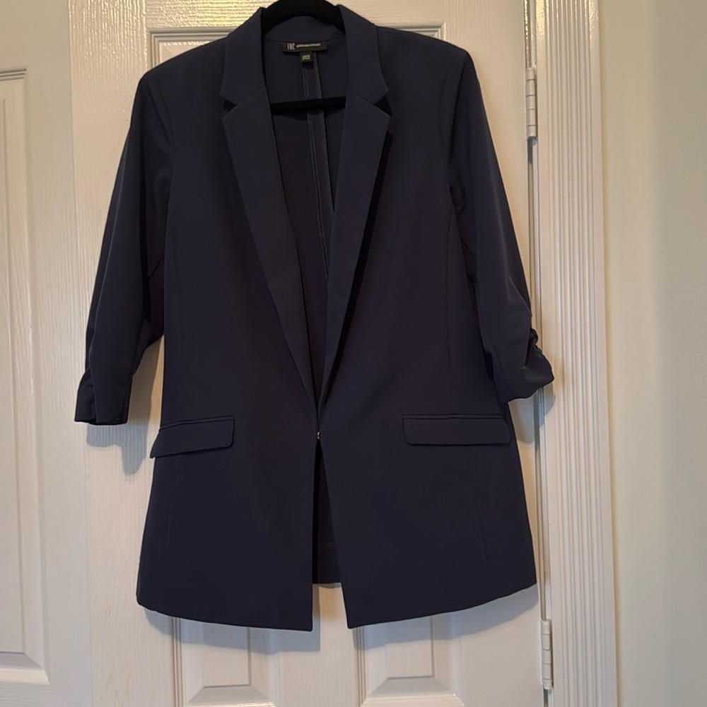 INC International Concepts. Color Navy Blazer. Size Large.